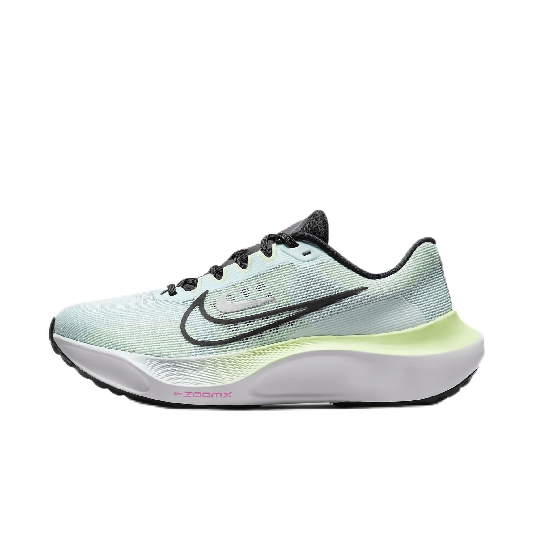 Zoom Fly 5 Women's Road Running Shoes (DM8974-401, Glacier Blue/Vapor Green/Black) Size 5.5
