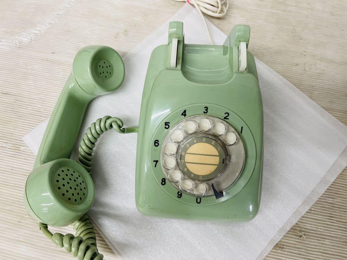 昭和レトロ黒電話ダイヤル式
