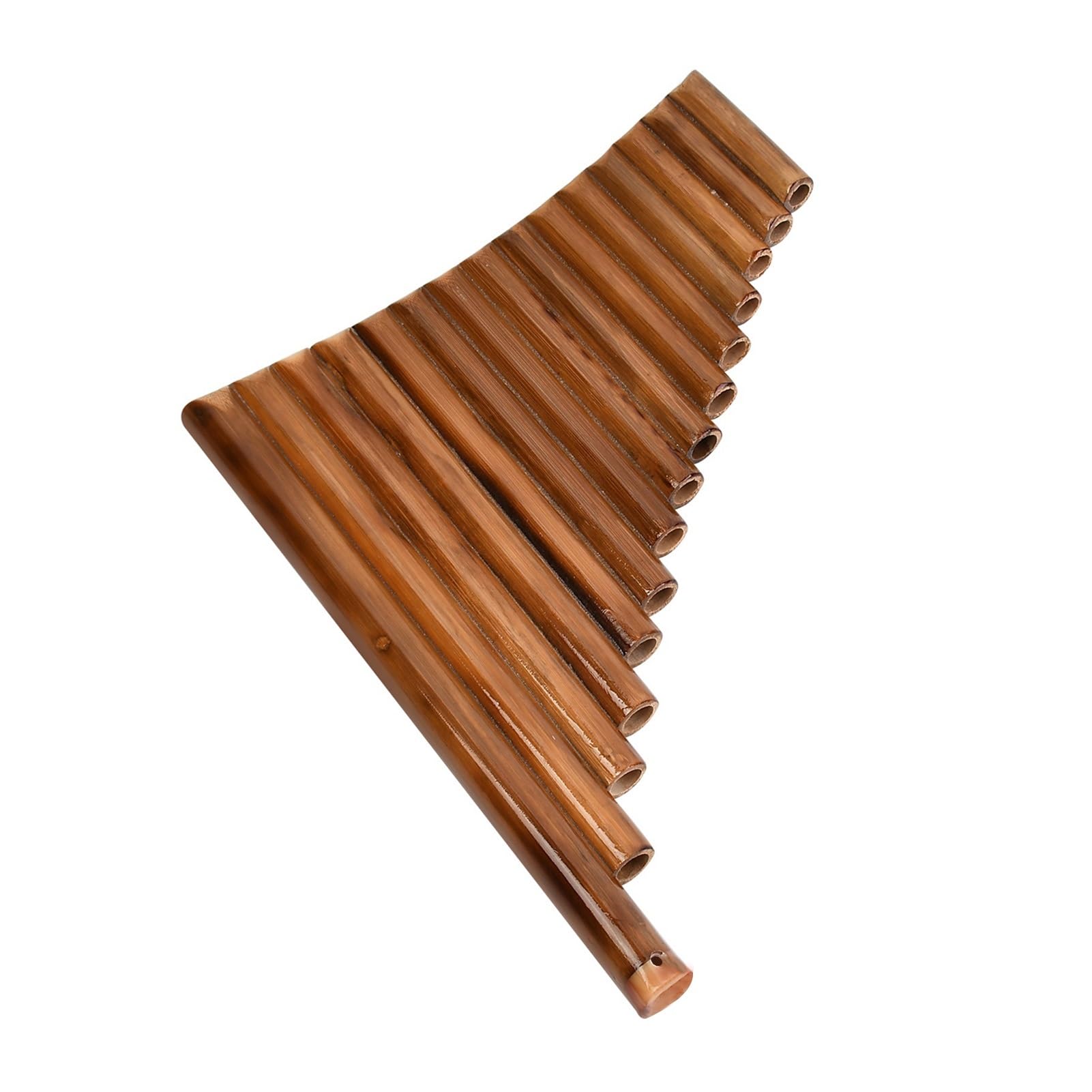 Flauto Pan 15 Tubi G Key Pan Flauto Set Strumento A Fiato In Bambù Naturale Strumento A Fiato In Bambù Strumenti a fiato tradizionali