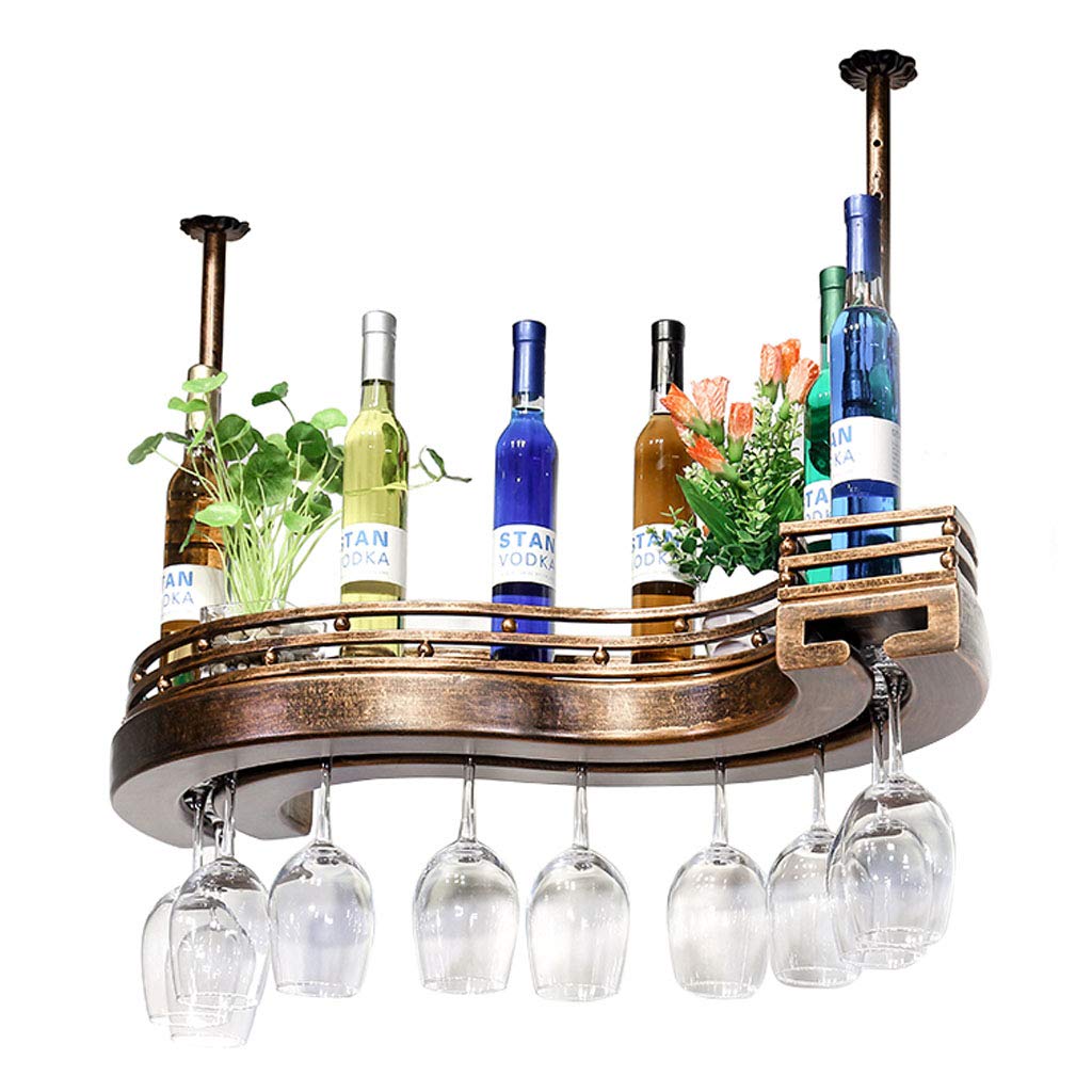 Casier à vin en S pour cuisine moderne et bar de salon chic