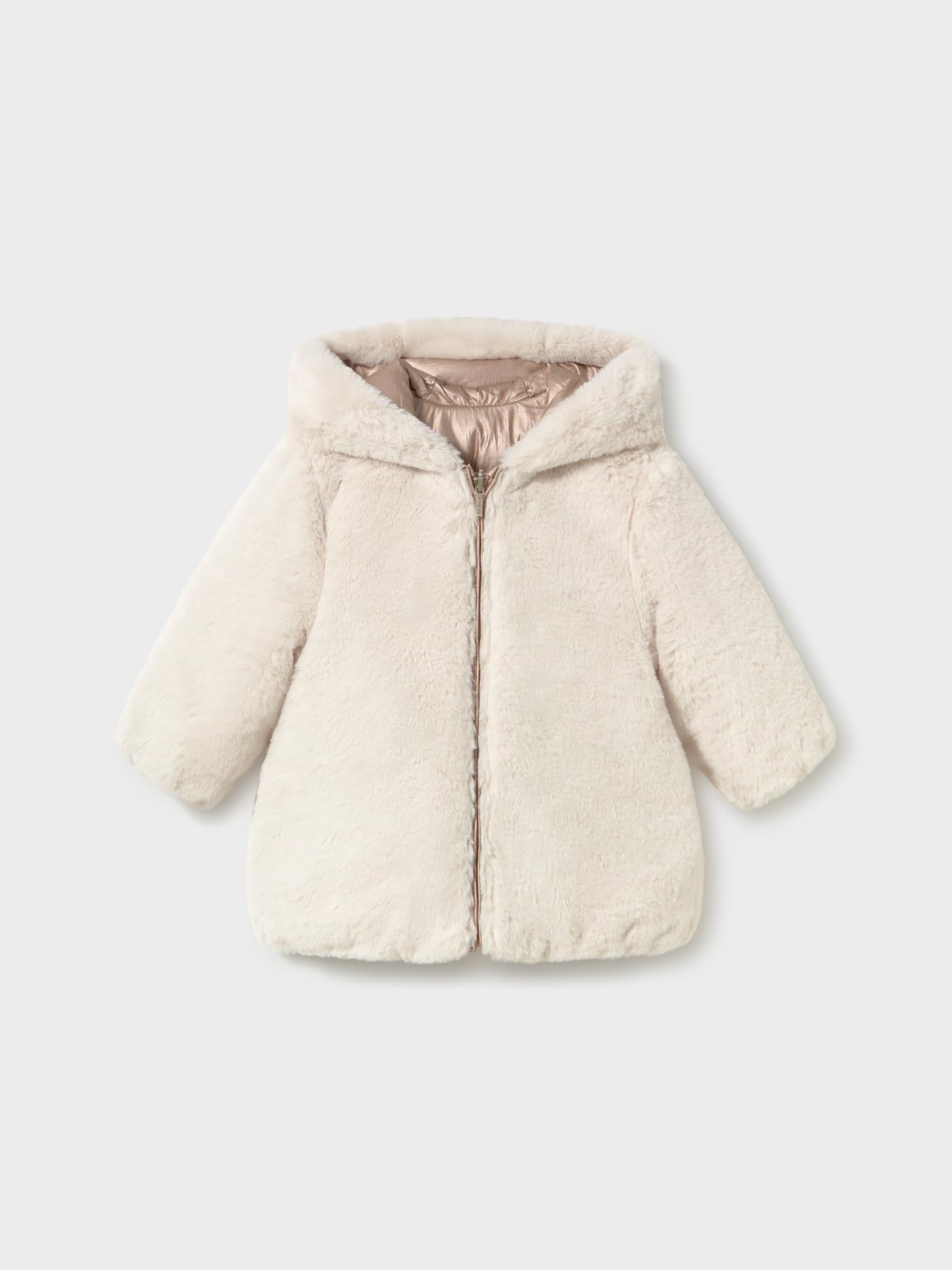 Mayoral giubbotto reversibile pelo per Bimba Bronzo