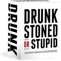 Asmodee – Drunk, Stoned or Stupid – Gioco di Carte, Party Game, Vietato ai Minori di Anni 18, Edizione in Italiano