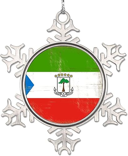 Miniatura 8 de LITTLEGROVE SEEDS Adornos de copo de nieve con la bandera nacional de Francia, adornos de árbol de Navidad de Francia, recuerdo de la ciudad del