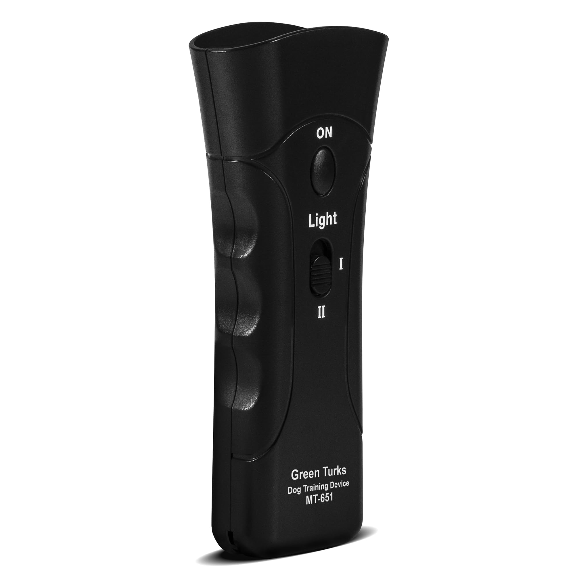 Petgentle Handheld Dog Bark Deterrent - Ultrasonic Anti Barking Device with LED, Safe Dog Training Tool, Bark Collar Alternative, Stop Barking Indoors & Outdoors Up to 50 ft Range