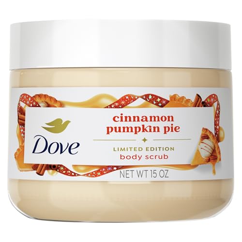 Dove Scrub Cinnamon Pumpkin Pie Exfoliates & Moisturizes Skin 15 OZ