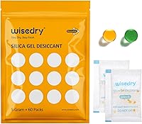 Vista 8 de wisedry Paquetes de gel de sílice recargables de 0.71 oz [12 paquetes] para microondas que se reactivan rápidamente en paquetes desecantes