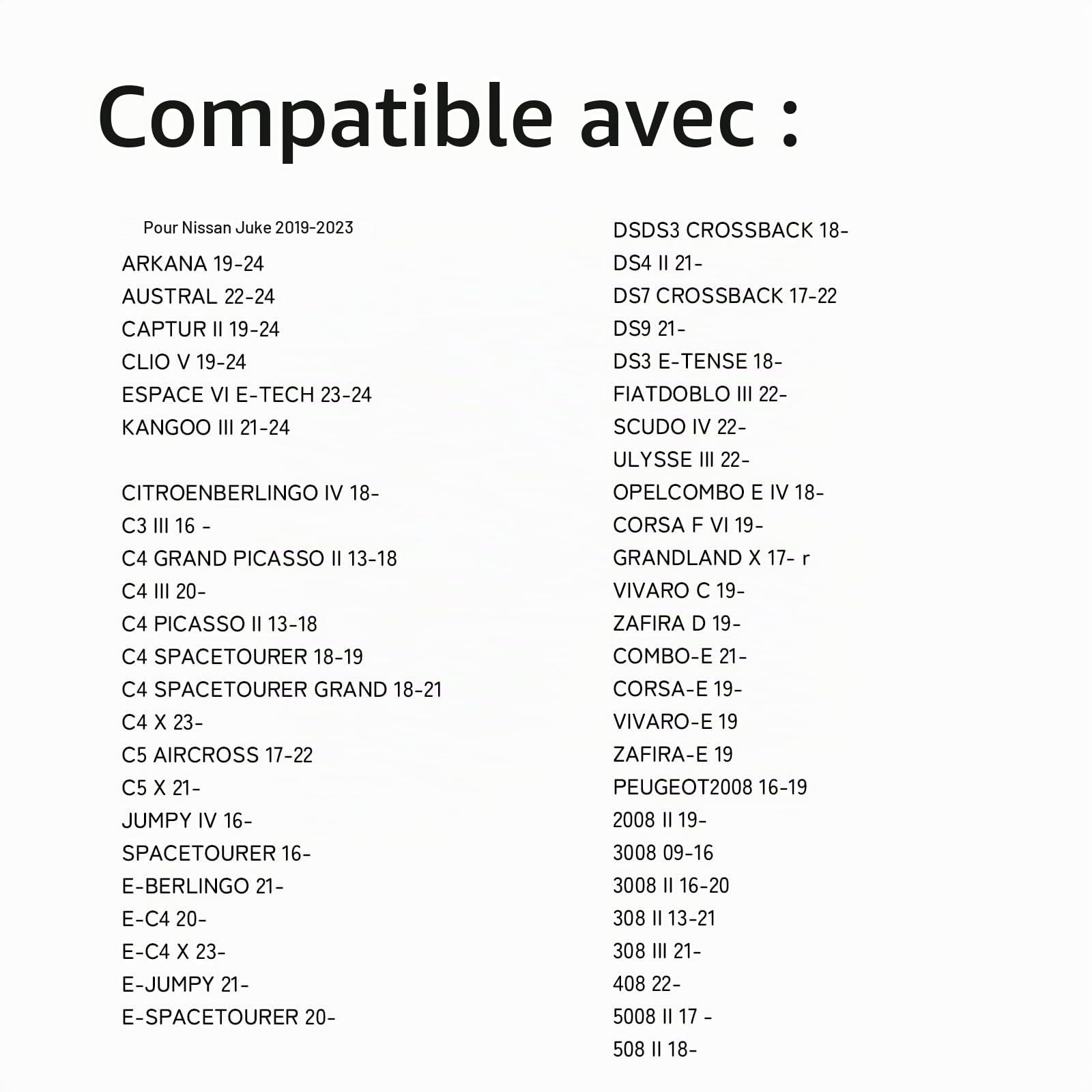NSFM003 Moteur de déclenchement de l'actionneur de verrouillage de la trappe à carburant compatible avec Juke AUSTRAL CLIO ESPACE C3 C4 C5 C5 JUMPY DS3 DS4 DS7 DS9 2008 3008 5008 308 408 508