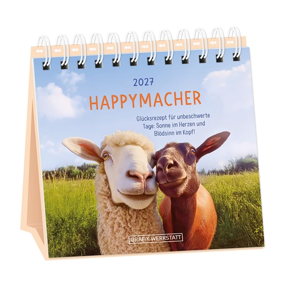 Tischkalender 2027 Happymacher: Tischkalender
