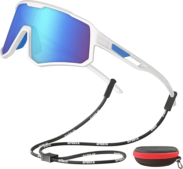 YAMAZI Cycling Sunglasses for Men Women Sports Sunglass Polarized UV Protection for Bicycle Running Baseball Glasses