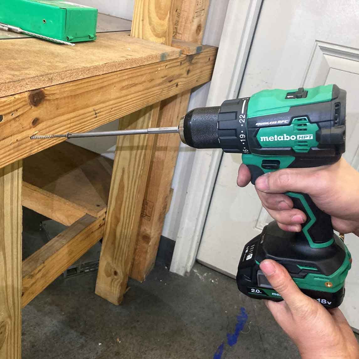 Metabo HPT 18V Cordless Hammer Drill Kit - Powerful & Compact -2 Metabo HPT 18V Cordless Hammer Drill Kit - Powerful & Compact -2