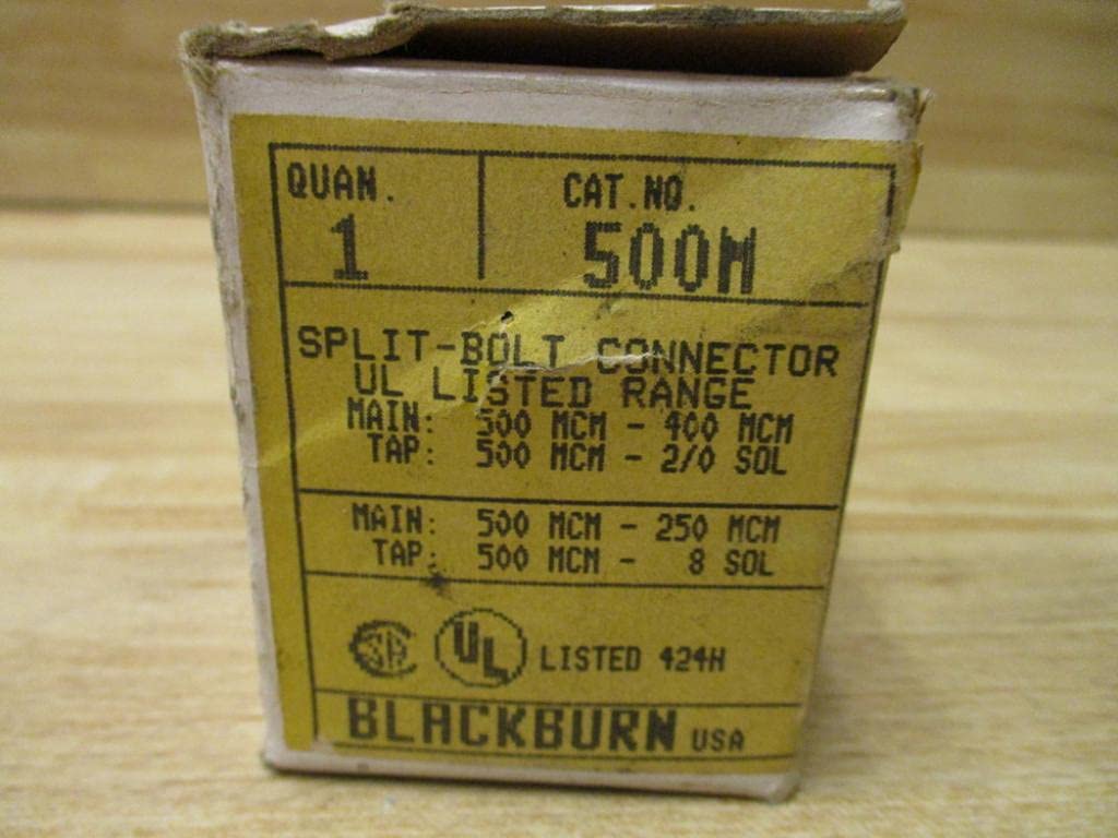 Split-Bolt Connector, 400 to 500 Kcmil