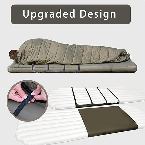 Miniatura 2 de Onewind Colcha superior de hamaca con estuche, saco de dormir ligero y portátil para camping, mochilero y senderismo