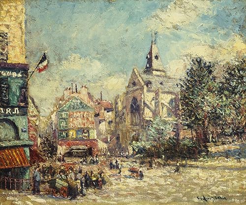 Affiche impression prints toile peinture murale Paris Gustave Loiseau