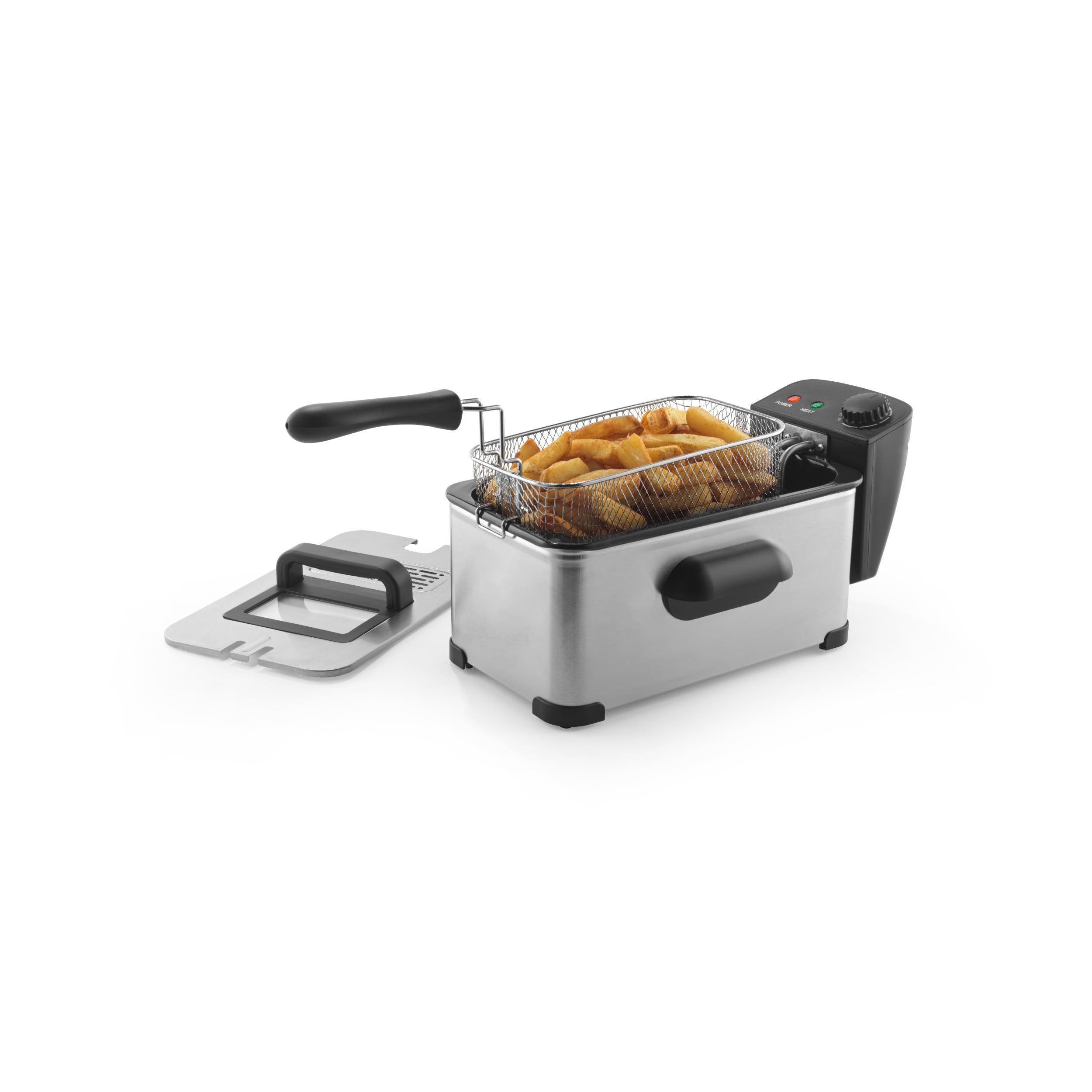 Progress 3 Litre Deep Fat Fryer 2000 W, Adjustable Temperature 150-190 C