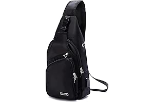 Seoky Rop Nylon Water Resistant Men Fashion Sling Backpack