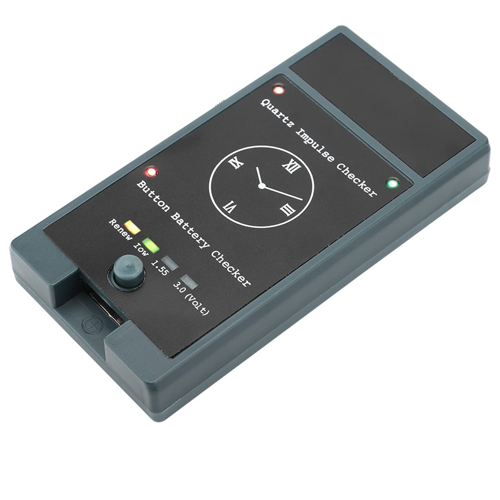Tester della batteria dell'orologio, misuratore della batteria a bottone portatile Tester della corrente di tensione della cella Accessori per la riparazione dell'orologio