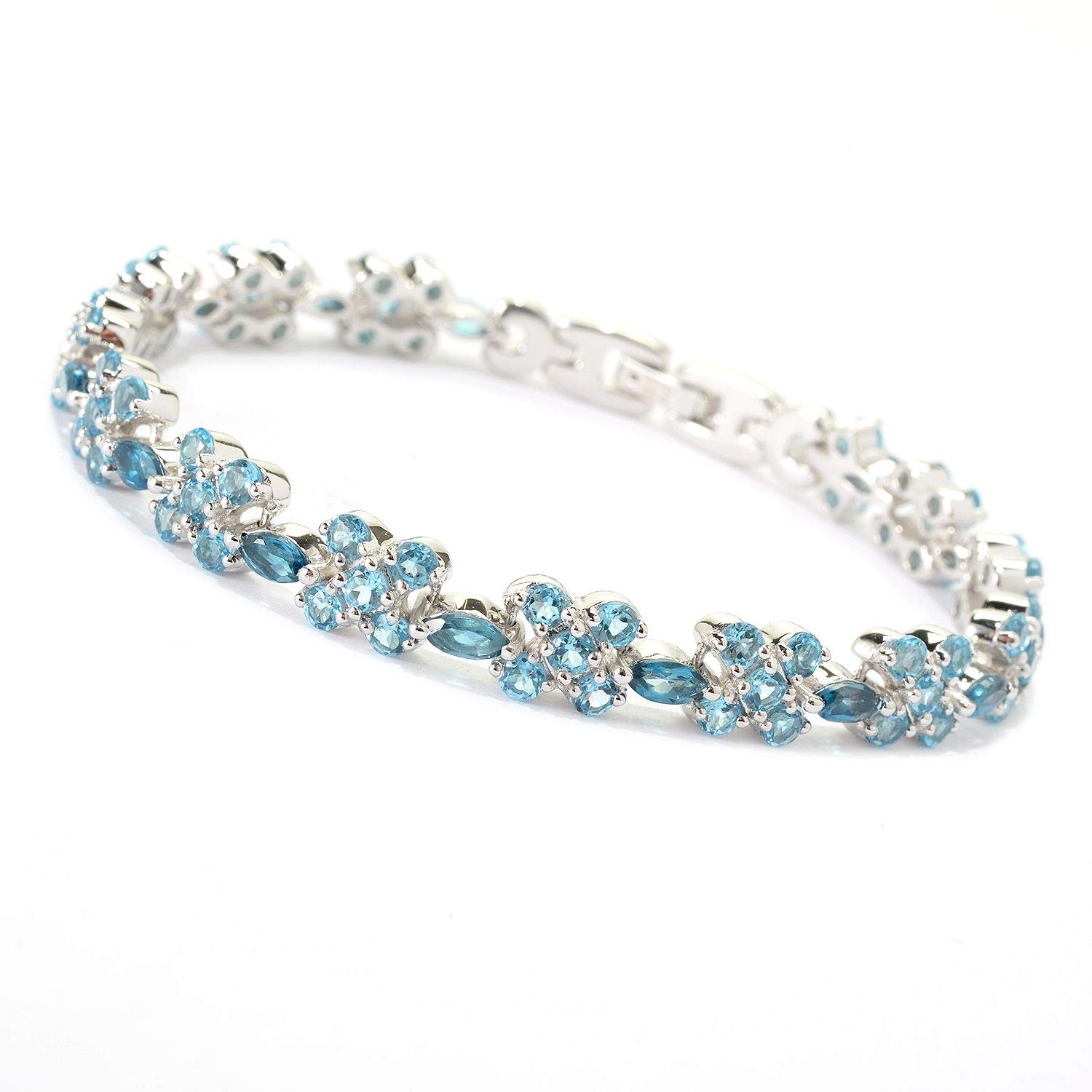Amazon.com: Pinctore Sterling Silver 13.12ctw London Swiss