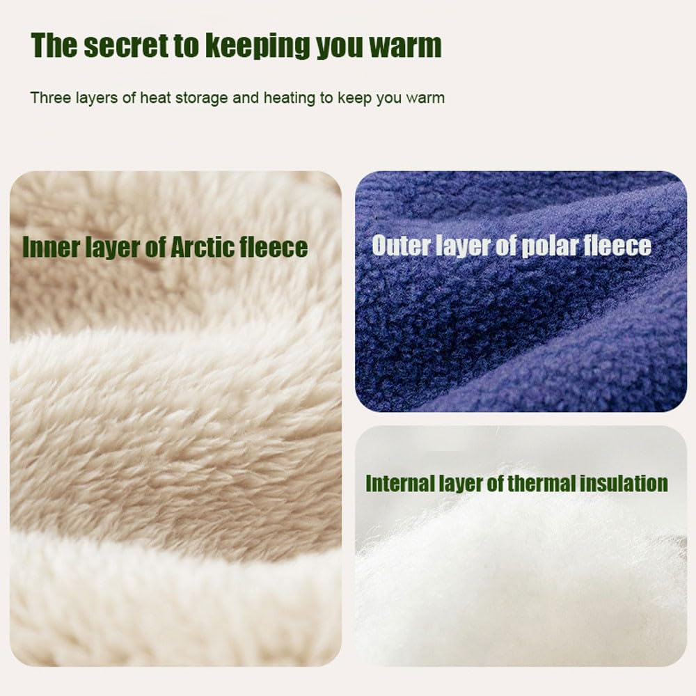 BLUEZY Manta para Silla De Ruedas, Cubierta Cálida De Invierno para Todo El Cuerpo, Capa para Silla De Ruedas, Resistente Al Viento, Poncho para Silla De Ruedas Manta Térmica De Viaje