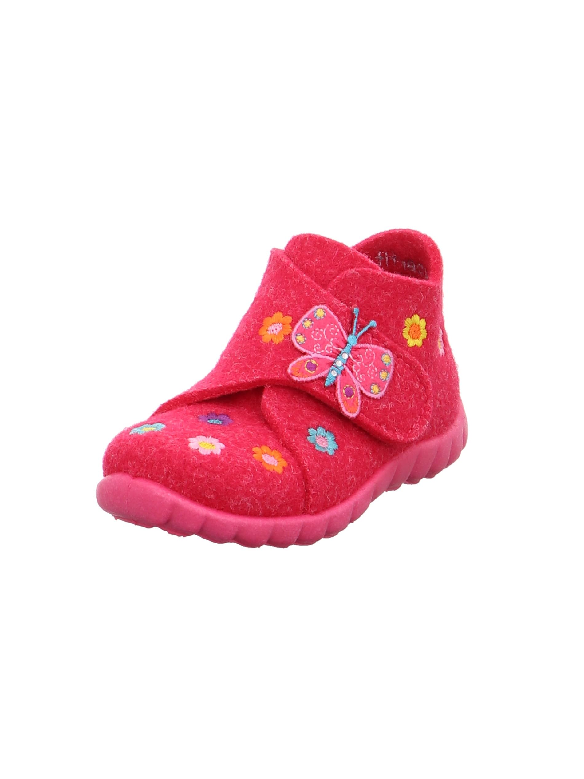 Superfit HAPPY, Girls' Hi-Top Slippers, Pink (Pink Kombi 64), 9.5 Child UK (27 EU)