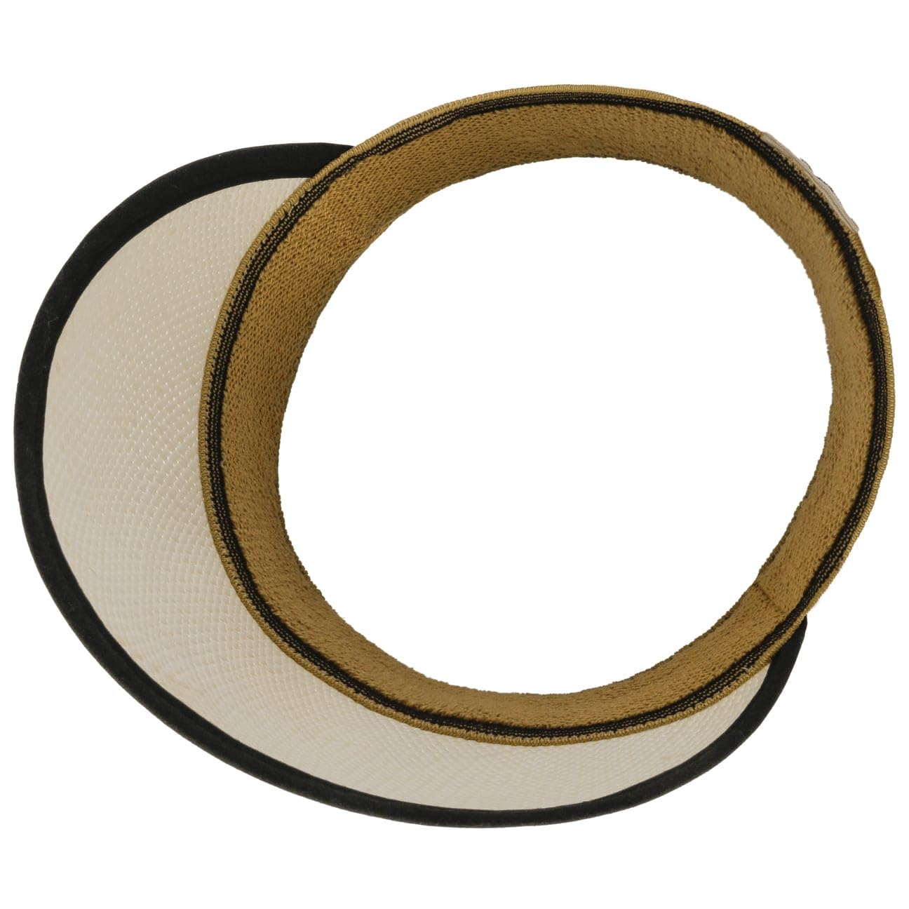 LIERYS Strandvisor Panama Damen Herren Cap Handverarbeitet Packable Made in Ecuador Flauschiges Stretchband Visor Frühjahr Sommer