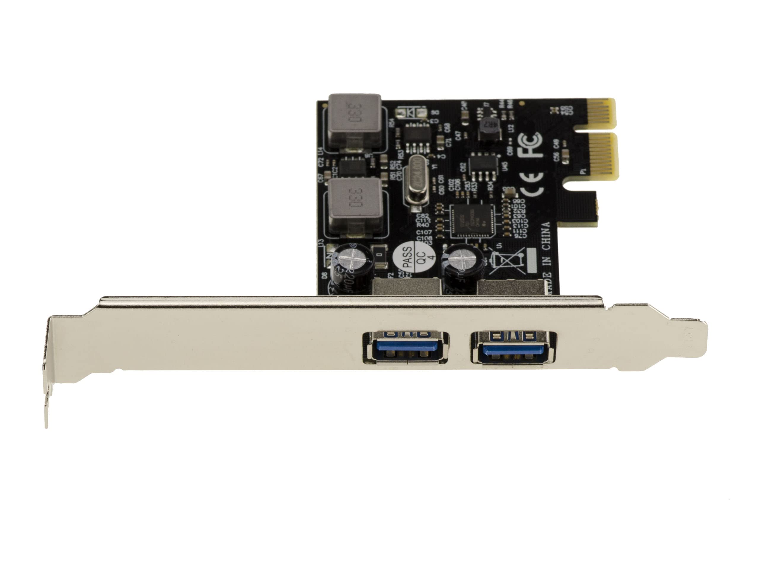 KALEA-INFORMATIQUE 2-portowa karta kontrolera USB 3.0 typu A PCI Express z własnym zasilaniem przez port PCIe i chipsetem NEC D720202