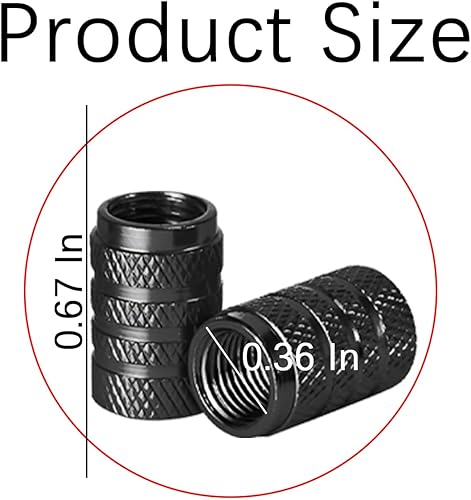 Miniatura 2 de 12 tapas de válvula de neumático de automóvil, cubiertas de tapas de aire de aleación de aluminio, accesorios para automóvil, a prueba de fugas y a