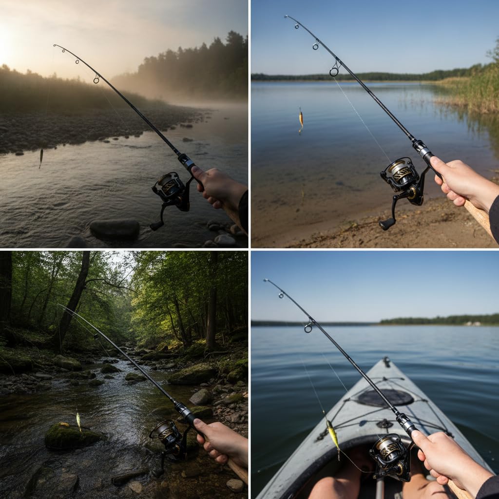 Canna da Pesca Lure Rod Azione Hard