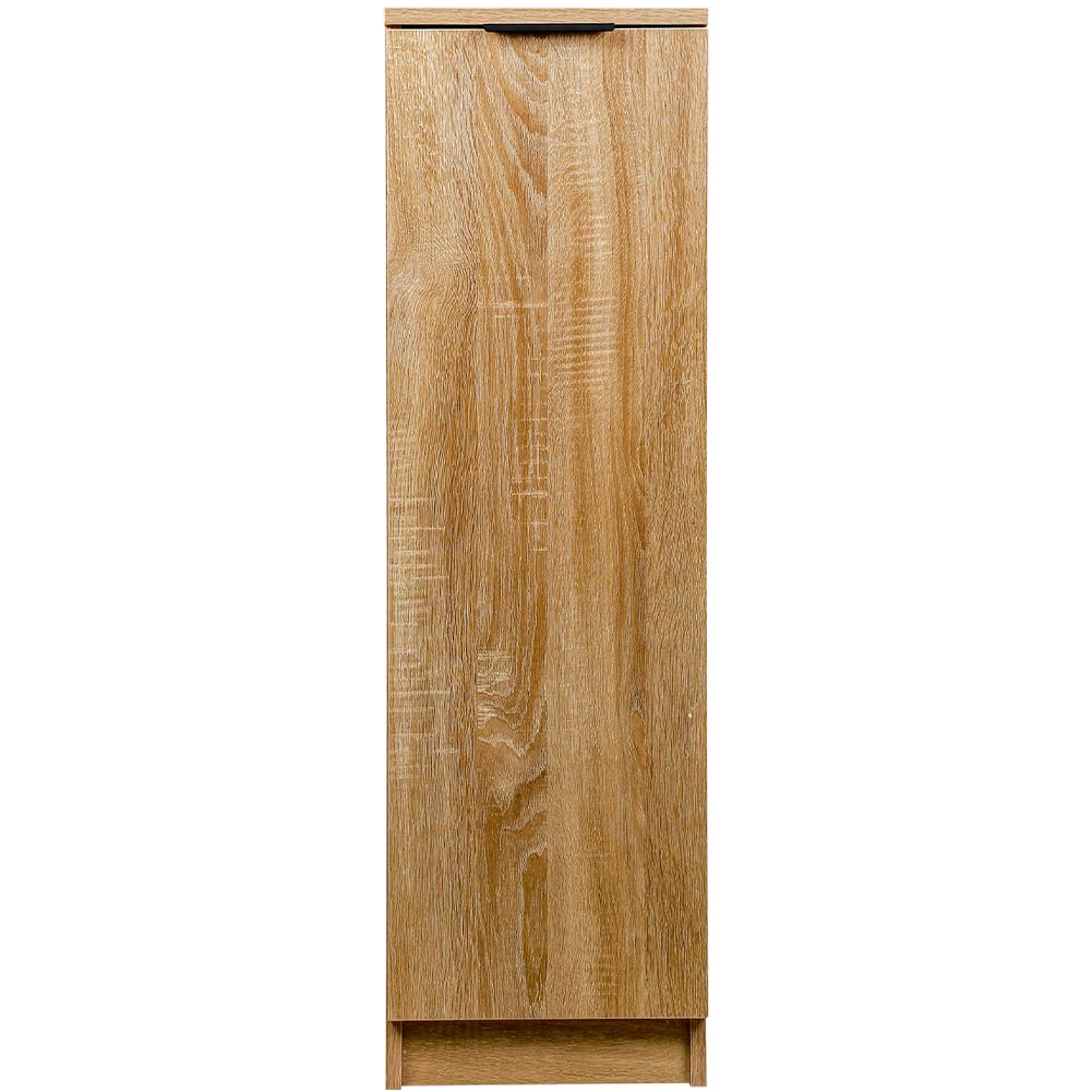 BAKAJI Meuble à Chaussures Multifonction Peu encombrant, en Bois, Anti-Rayures, Meuble Porte-Chaussures avec 6 Compartiments et 5 étagères, idéal pour Maison, entrée, Bureau, Salon, 30 x 35 x 100 cm