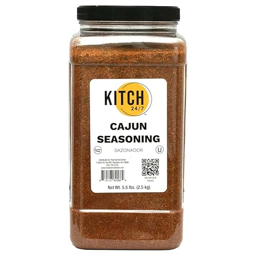 KITCH 24/7 Condimento cajún, 5.5 libras
