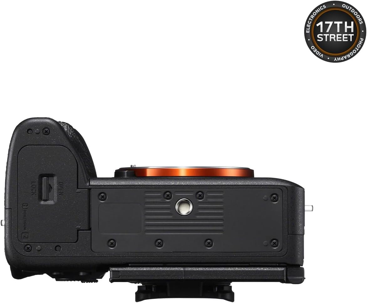 Sony a7R V Mirrorless Camera (Black) - 61MP Full-Frame Digital Camera with Batteries & Dual Charger Kit, Corel Software Kit, 128GB SDXC Memory Card & Large DSLR Bag - Essential Bundle