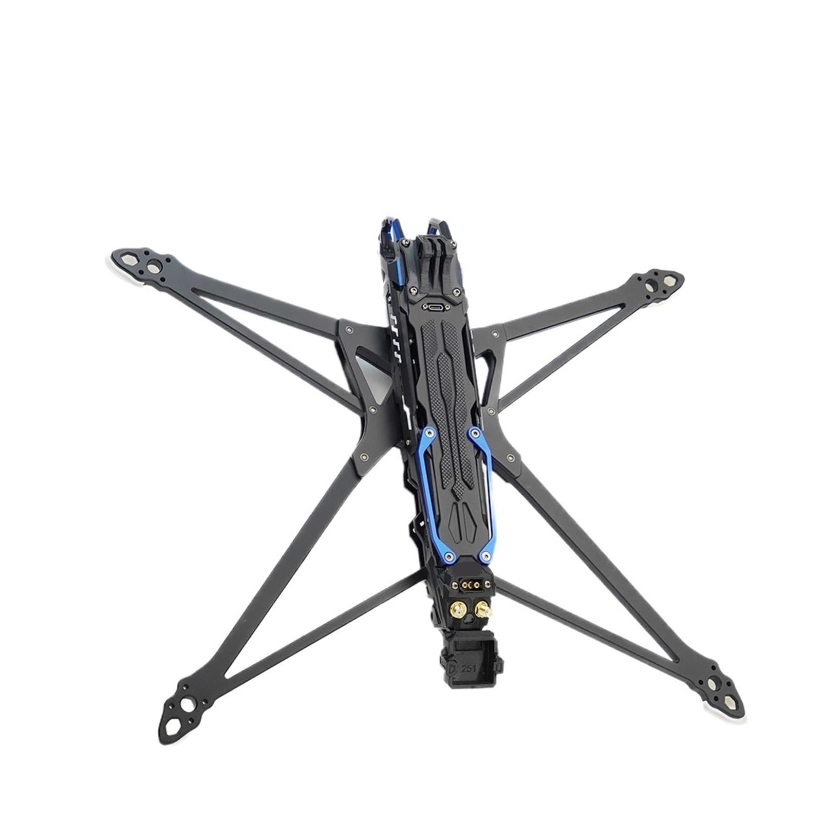 Soporte de unidad aire marco FPV largo alcance fibra carbono 10 pulgadas