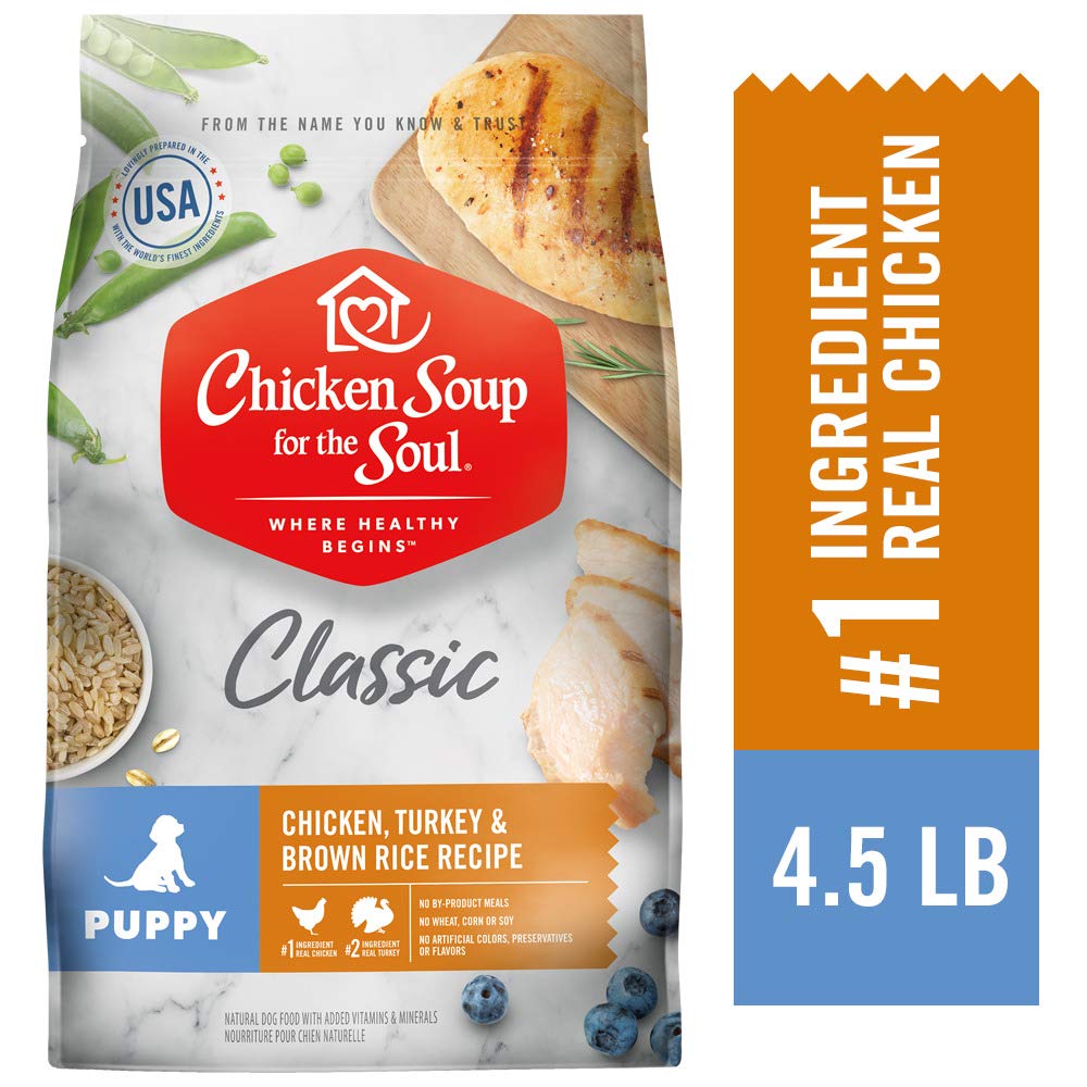 Chicken Soup for the Soul Dry Puppy Food- Chicken, Turkey & Brown Rice Recipe