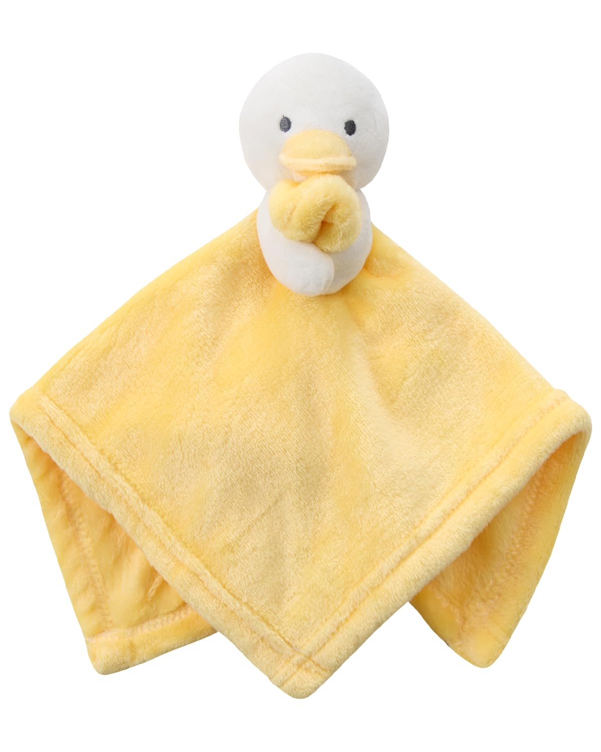 BabyTown Baby Comforter Blanket Soft Plush Security Blanket Animal Comfort Toy DUCKLING