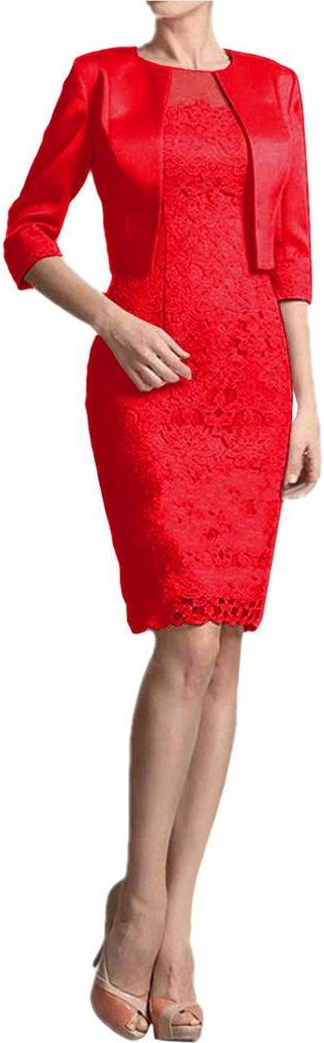 Kleider Für Hochzeitsgäste FUPODD Brautmutterkleid 2-teilig