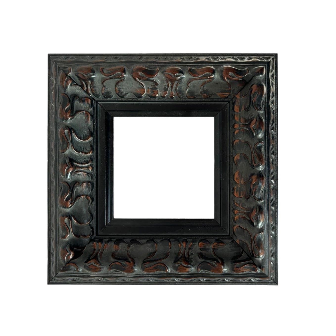 Cadre photo bois 10x10 cm petit cadre mural pour peinture et photo de table