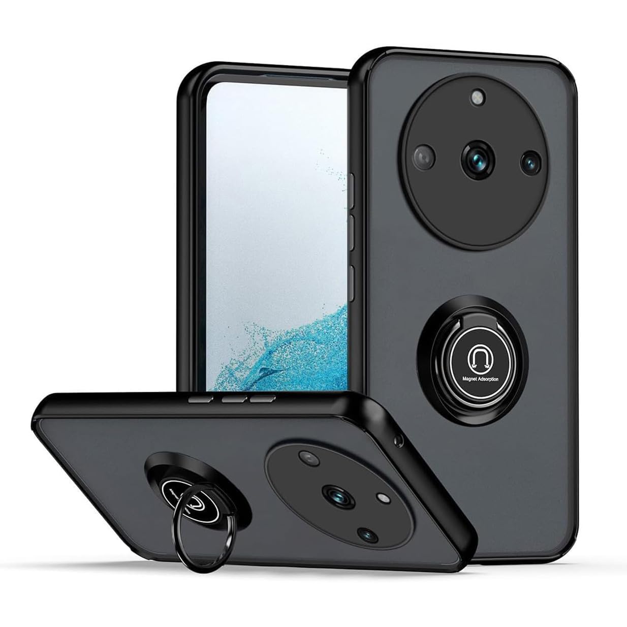 HAOYE Cover per Realme 11 Pro/Realme 11 Pro+ Plus con Porta
