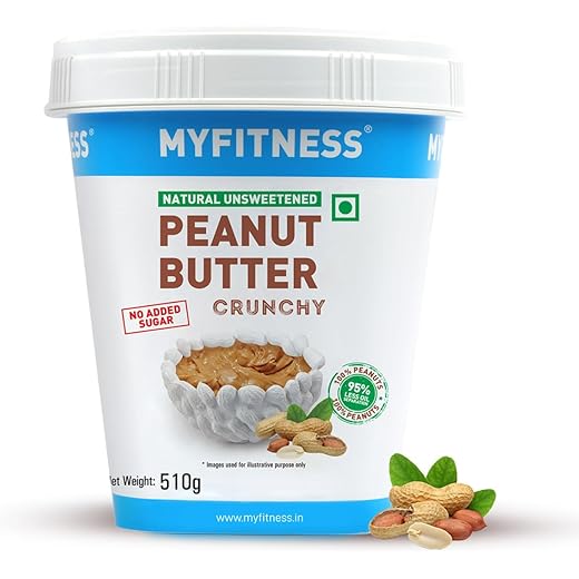 MYFITNESS All Natural Crunchy Peanut Butter 510g
