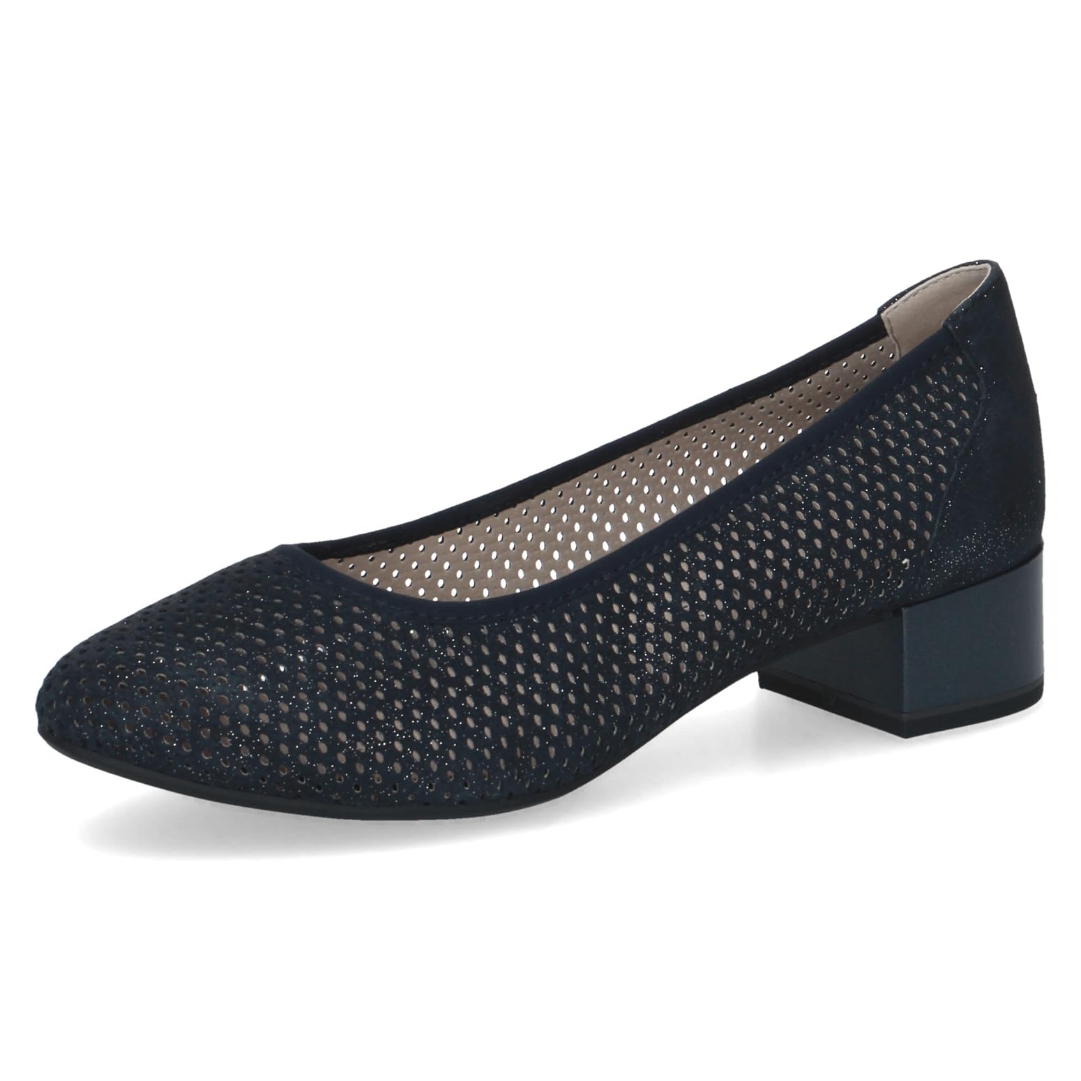 Caprice Women's Damen 9-22501-44 Ballet Flat, Ocean Sparkle, 3.5 UK