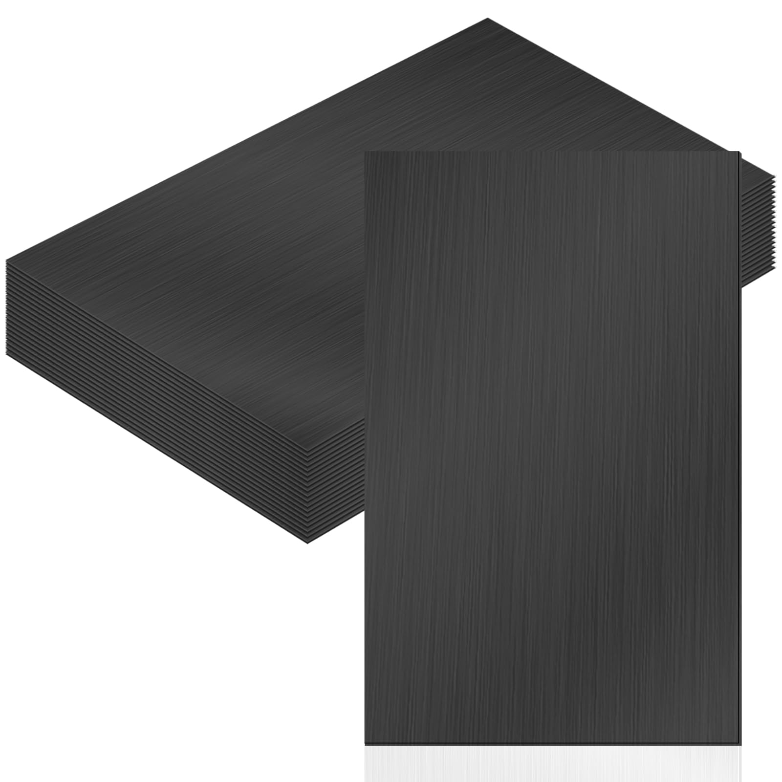 Therwen 20 Pcs Aluminum Flashing Roof Sheet 5 x 7 Inch, Black