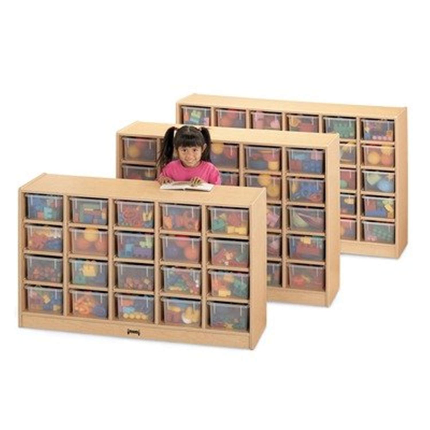 Jonti-Craft 4020JC 20 Tub Mobile Storage Without Bins