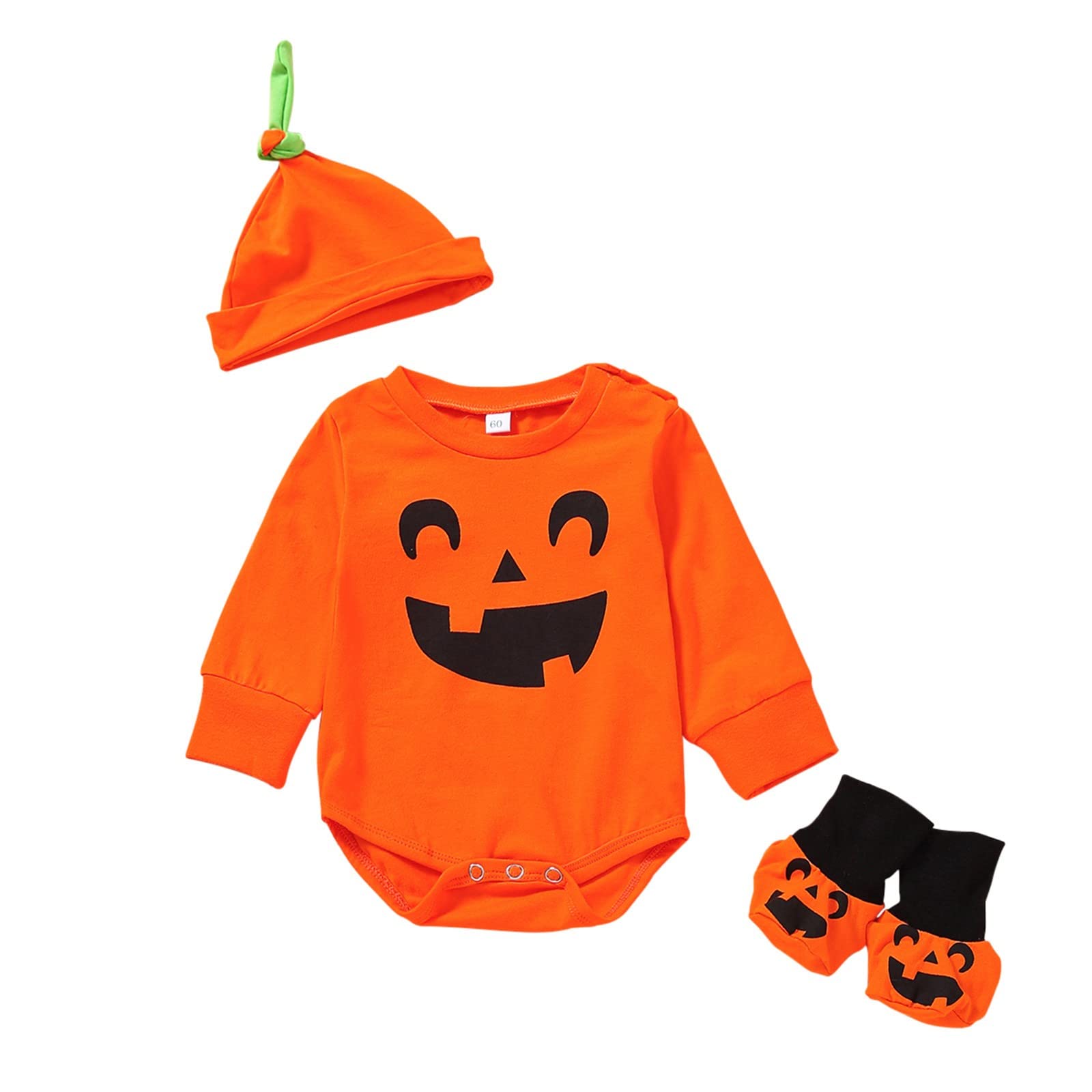 Disfraz de Carnaval para Niños - Cosplay Disfraz Traje Halloween Bebe Niño conjunto de trajes de bebé Disfraz de Calabaza para Bebé para Bebe y Niños Pequeños para Halloween Carnaval Cosplay