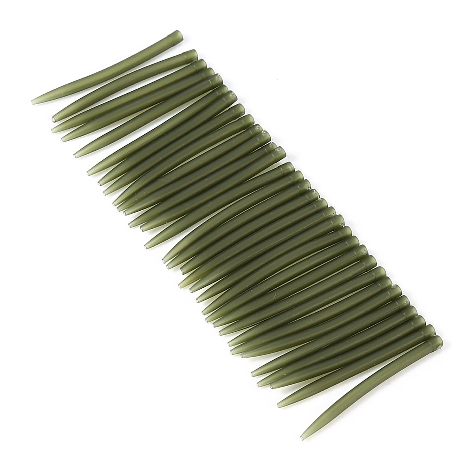 Manchons Anti-enchevêtrement pour Carpe Matériel de Pêche Résistance à l'usure Corrosion Vert Aligneur de Ligne Manchons de Pêche