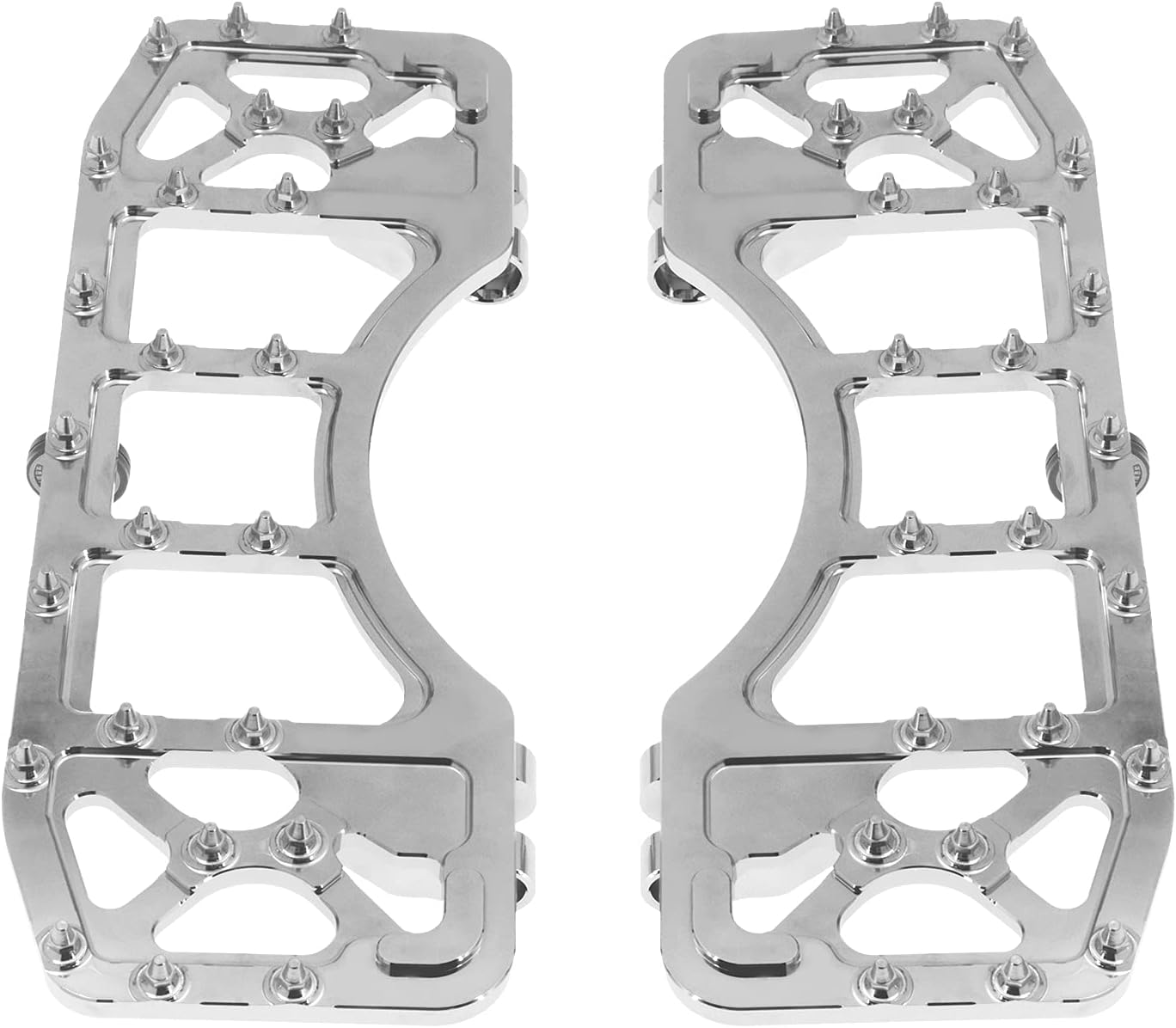 MX Wide Driver Floorboards CNC Aluminum Foot Pegs Fit For Harley Touring Road King Road Glide Street Glide Electra Glide Trike Softail Dyna Chrome