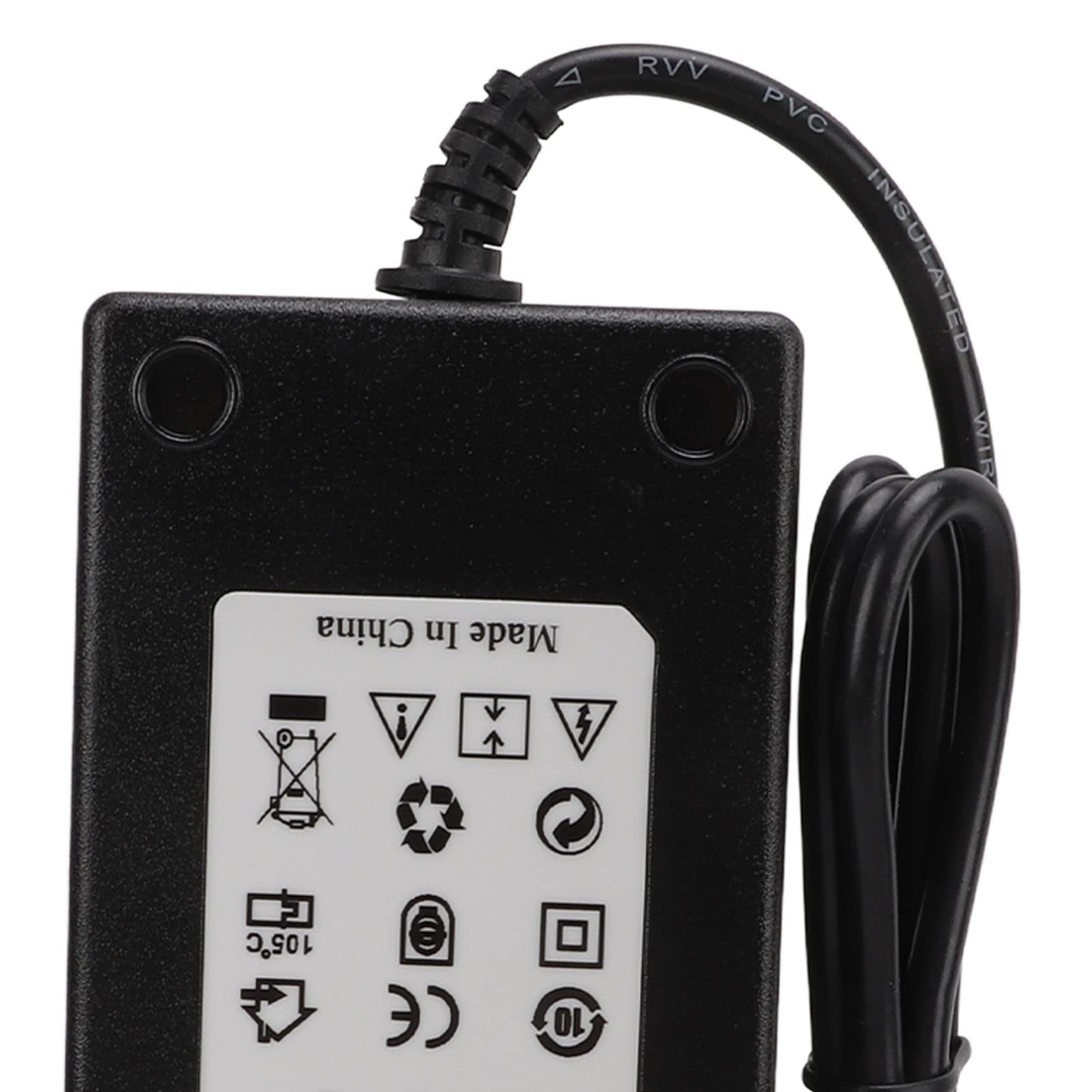 Bezpieczny i niezawodny zasilacz 24 V 5 A ze stabilnym napięciem wyjściowym do lamp elektronicznych i taśm LED, czarny konwerter AC na DC z żaroodporną obudową