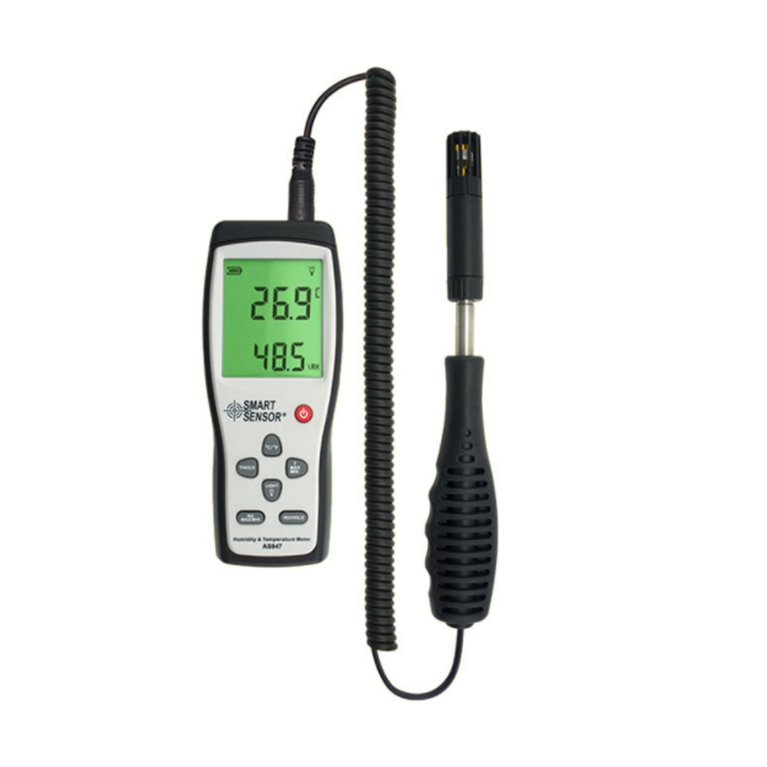 Miernik wilgotności 10~50 K-Rodzaj cyfrowy miernik temperatury do użytku zewnętrznego AS847 Instrumenty elektroniczne