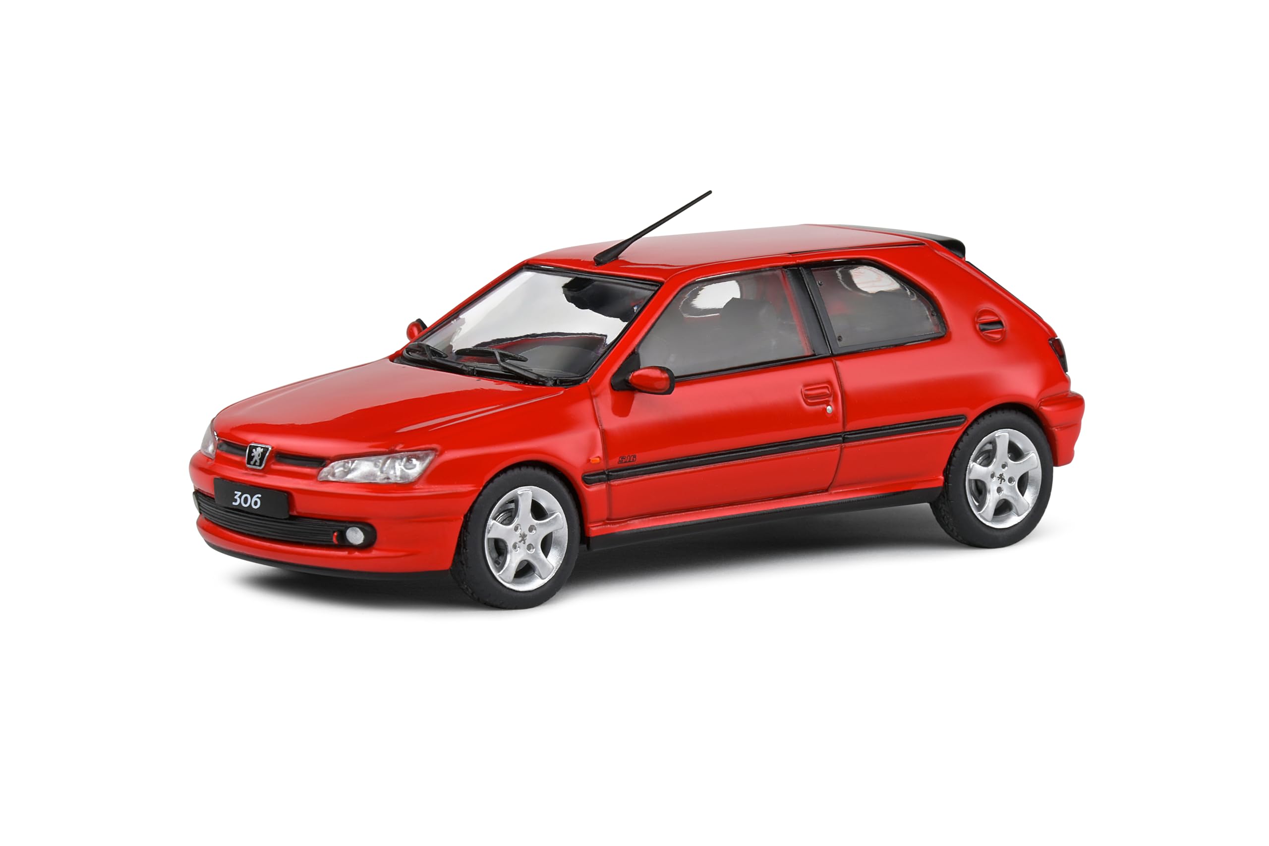 Solido Red Model Car, Metal Plastic,