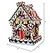 Kurt Adler 8 5/8-Inch Claydough and Metal Candy House with C7 UL Lighted Decorations
