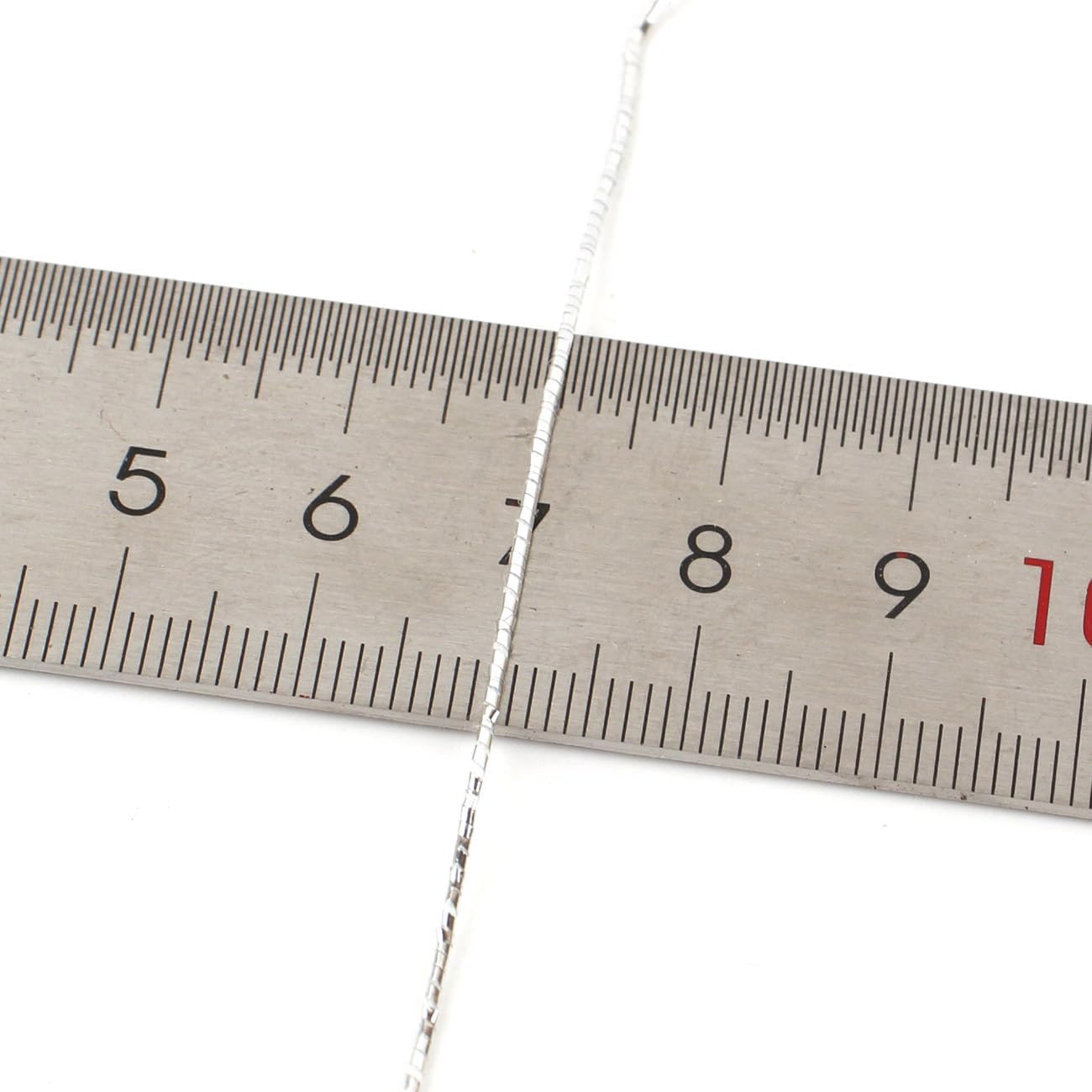 シルバーコード ラメ糸 かぎ針、メタリックヤーン、編み物、かぎ針編み、夏の小物作り 用の毛糸 20% ポリエステル 80%メタル 1