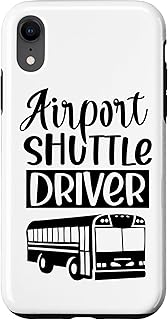 iPhone XR Airport Shuttle Driver Bus Service Driving Case