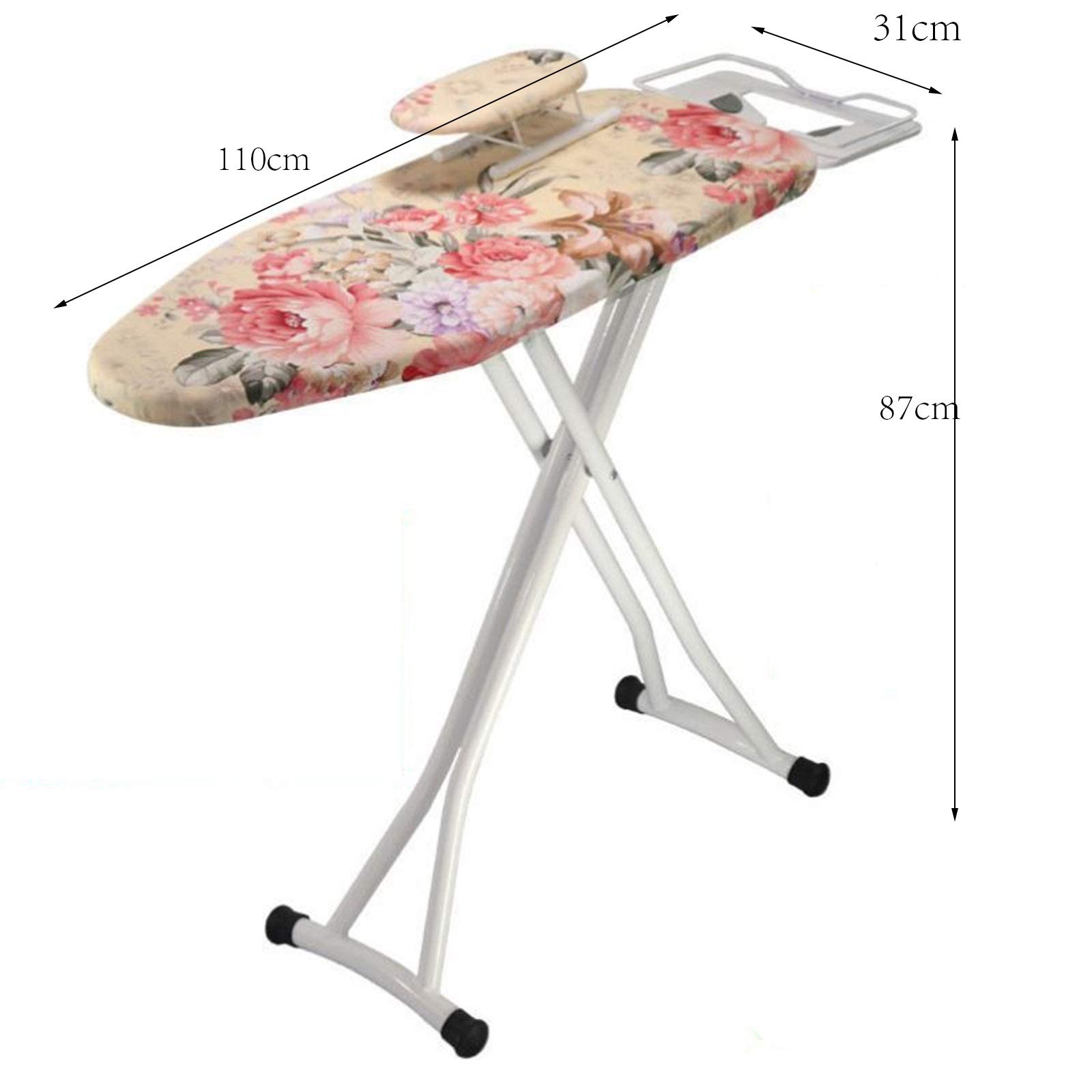 Tabla de Planchar Grande, Soporte de Planchado Plegable, Centro de lavandería deplanchado Plegable, Centro de lavandería de Hotel, Tienda de Ropa, Herramientas de Planchado, Altura Ajustable